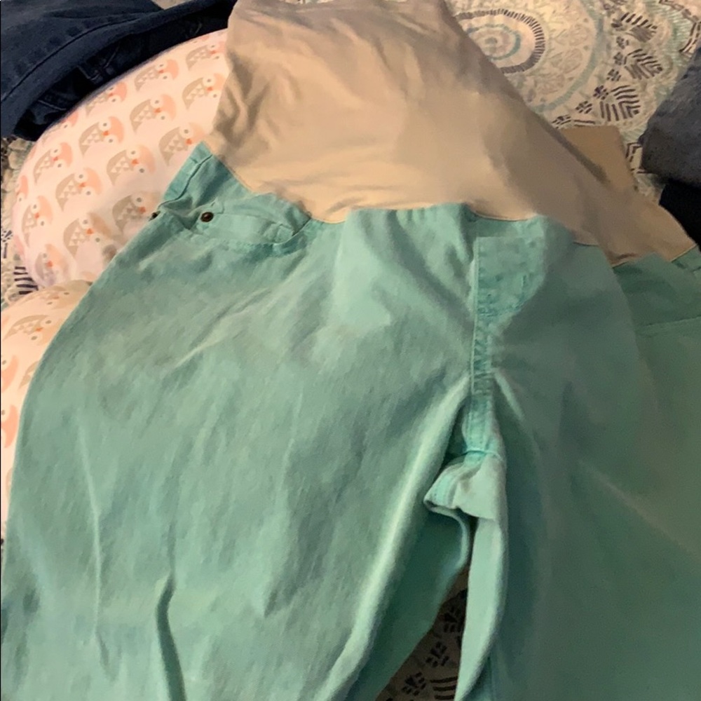 Maternity colors jeans
